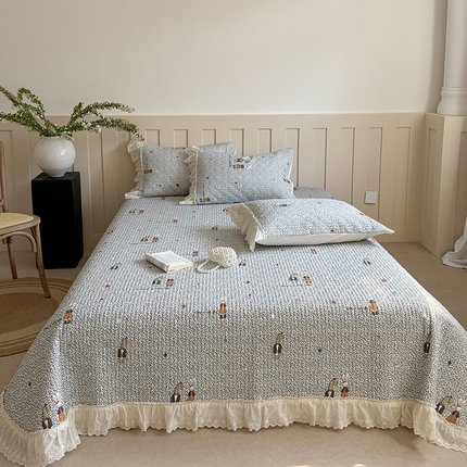 91家纺网 家纺一手货源 找家纺 （总）麦伦家居 2025新款60s单层纱全棉床盖