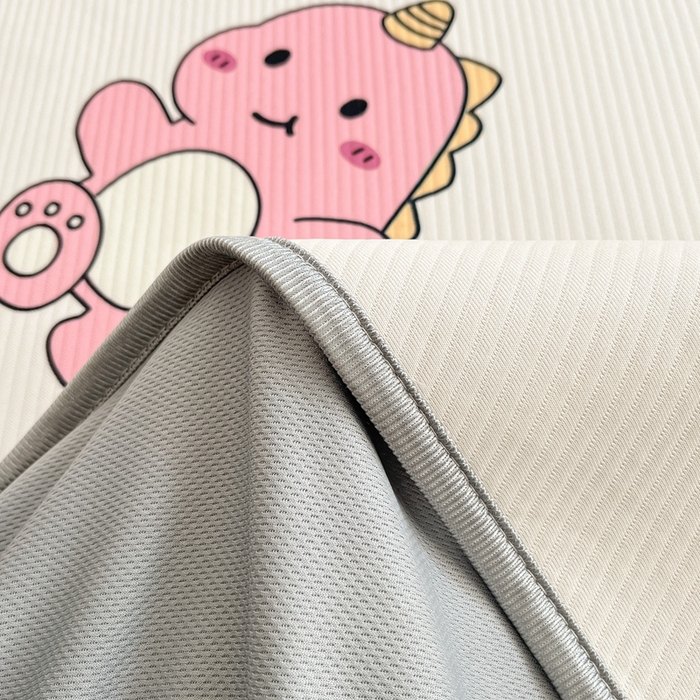 91家纺网 家纺一手货源 找家纺 星座家纺 2025新款斜纹提花凉感丝凉席床笠款三件套 床笠-七彩龙