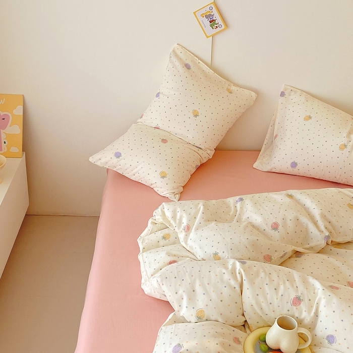 91家纺网 家纺一手货源 找家纺 （总）于果 2025新款全棉双层纱四件套第四批