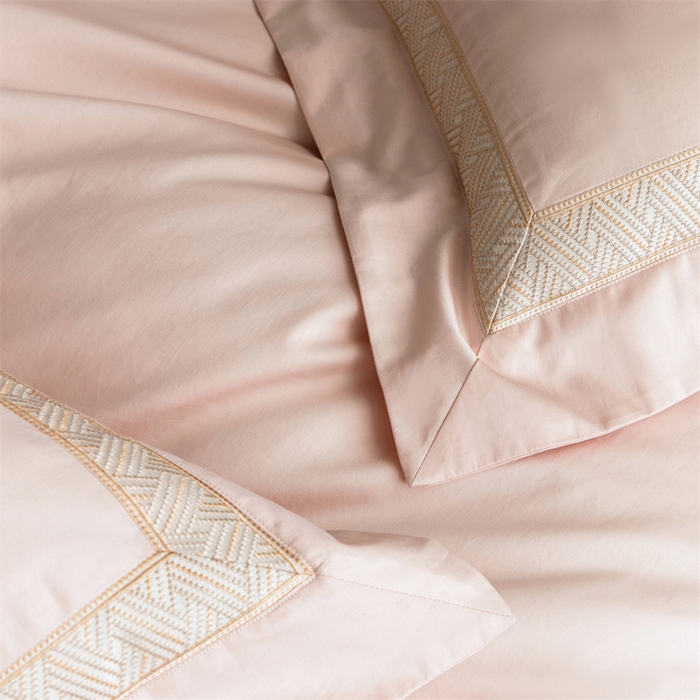 91家纺网 家纺一手货源 找家纺 （总）2025新款全棉长绒棉刺绣四件套-时光