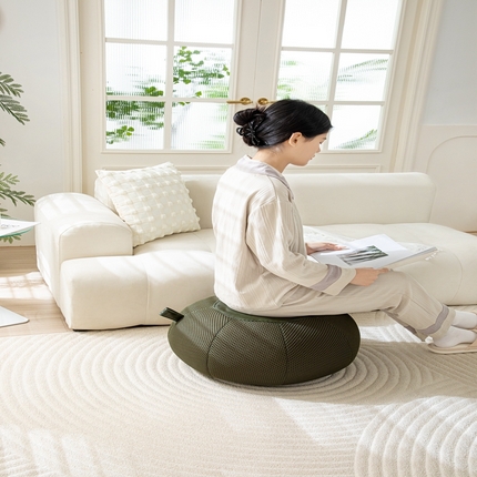 91家纺网 家纺一手货源 找家纺 （总）2026新款三明治小青团坐墩