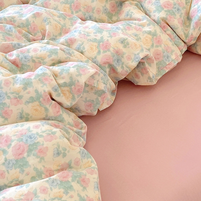 91家纺网 家纺一手货源 找家纺 于果 2025新款全棉双层纱四件套第四批 佩洛斯