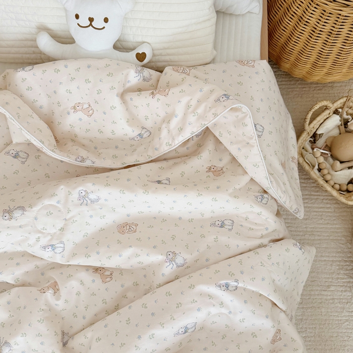 91家纺网 家纺一手货源 找家纺 BOSS 2025新款天丝棉大豆夏凉被夏被空调被儿童盖毯 彼得兔