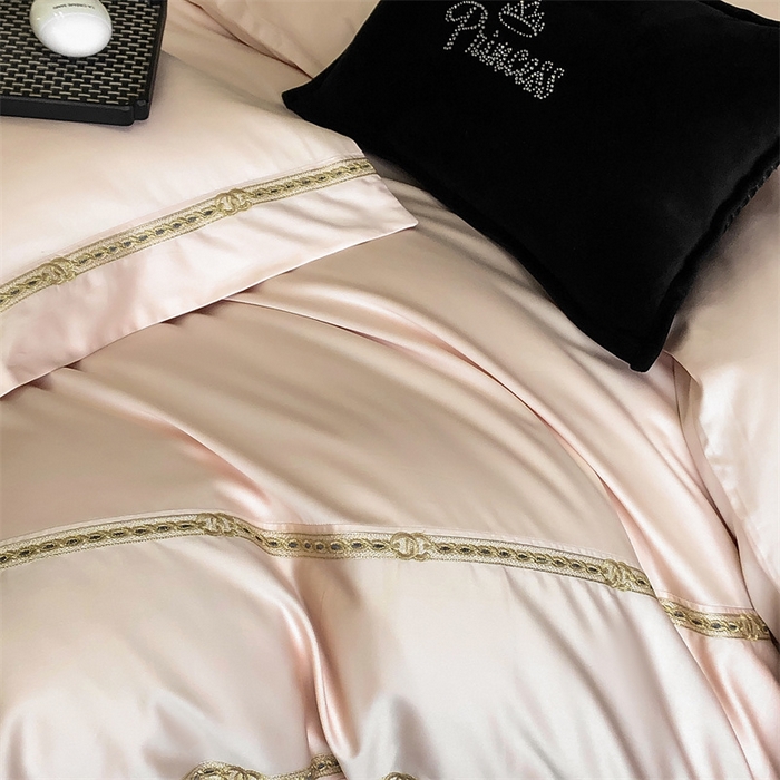 91家纺网 家纺一手货源 找家纺 （总）2025新款全棉长绒棉刺绣四件套-慕研