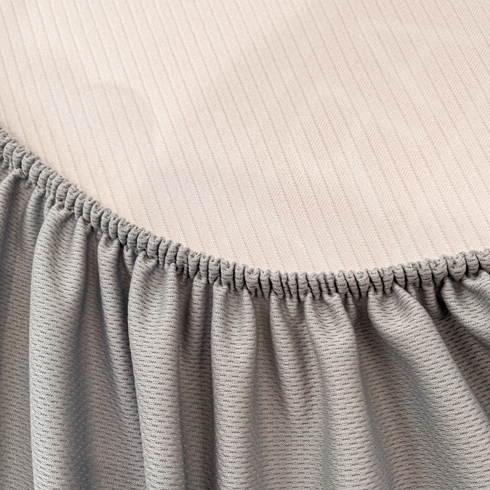 91家纺网 家纺一手货源 找家纺 星座家纺 2025新款斜纹提花凉感丝凉席床笠款三件套 床笠-叶之语-粉