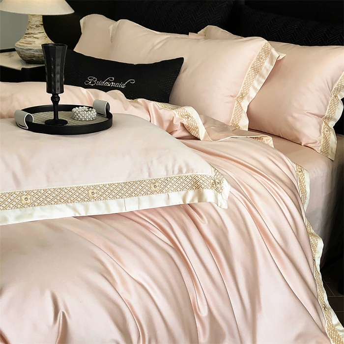 91家纺网 家纺一手货源 找家纺 （总）2025新款全棉长绒棉刺绣四件套-迪克斯