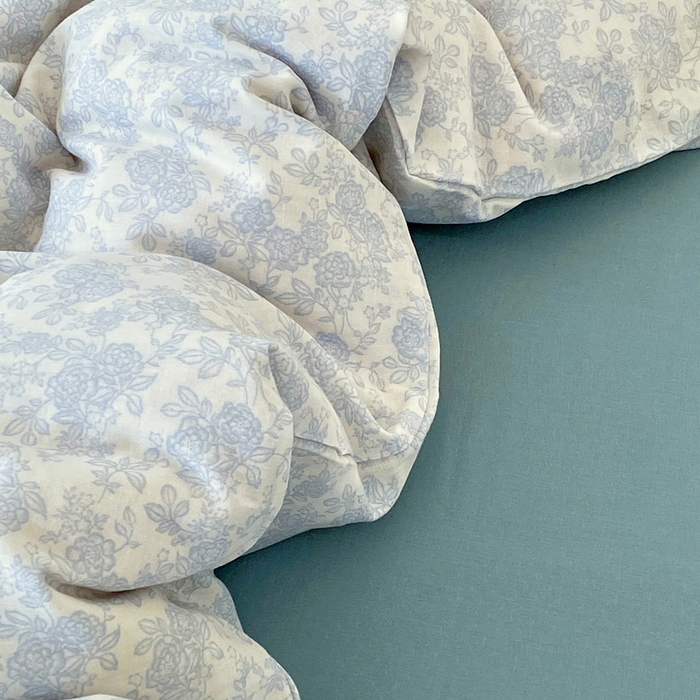 91家纺网 家纺一手货源 找家纺 于果 2025新款全棉双层纱四件套第四批 洛克庄园