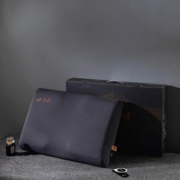 91家纺网 家纺一手货源 找家纺 （总）帛茗轩家居 2025新款黑金悬浮凝胶枕枕头枕芯