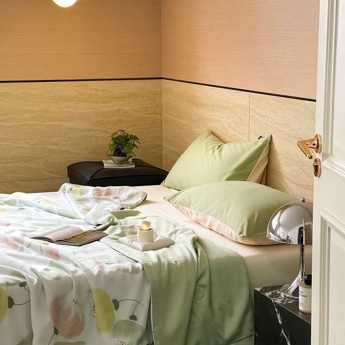 91家纺网 家纺一手货源 找家纺 顾里2025新款天丝莱赛尔夏被 娇韵