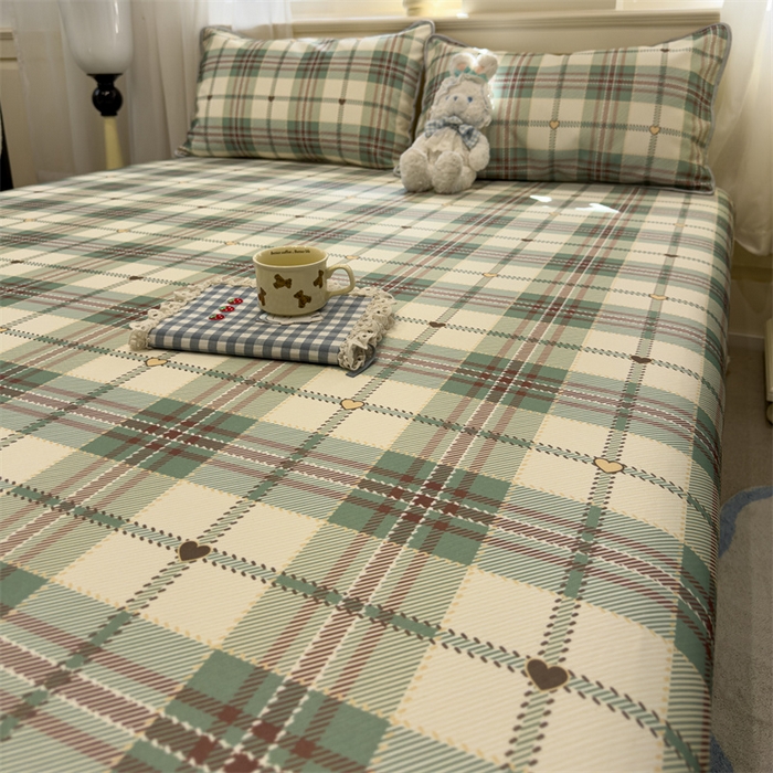 91家纺网 家纺一手货源 找家纺 星座家纺 2025新款斜纹提花凉感丝凉席床单款三件套 水木年华