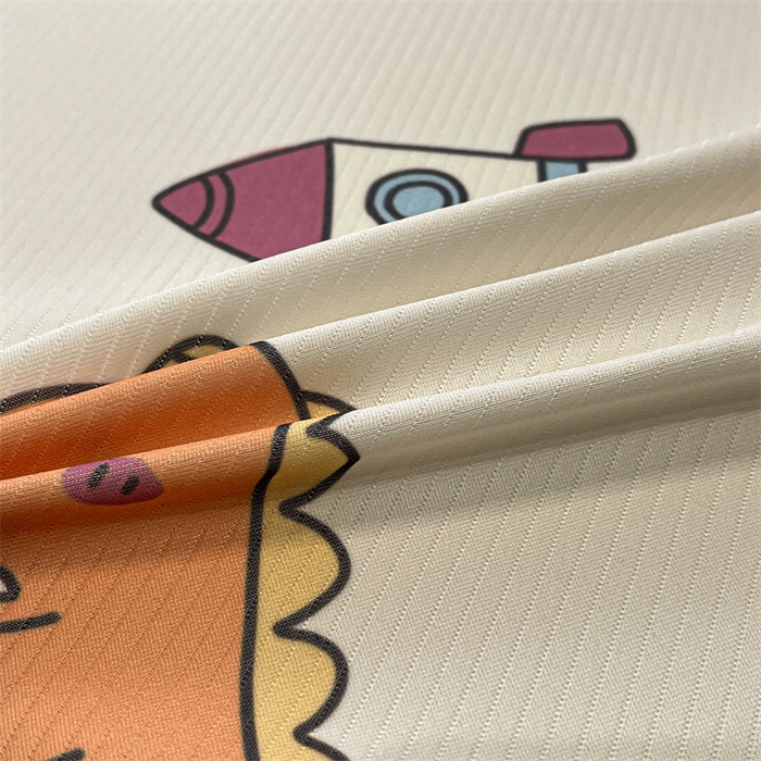 91家纺网 家纺一手货源 找家纺 星座家纺 2025新款斜纹提花凉感丝凉席床单款三件套 七彩龙