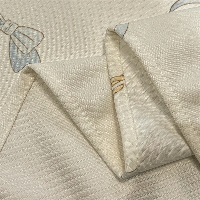 91家纺网 家纺一手货源 找家纺 星座家纺 2025新款斜纹提花凉感丝凉席床单款三件套 拈花湾蓝