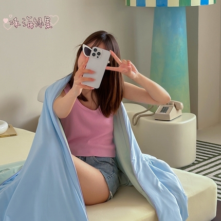 91家纺网 家纺一手货源 找家纺 （总）顾里2025新款冰皮抗菌凉感被