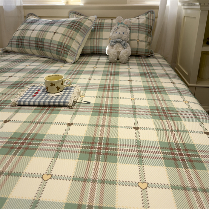 91家纺网 家纺一手货源 找家纺 星座家纺 2025新款斜纹提花凉感丝凉席床单款三件套 水木年华