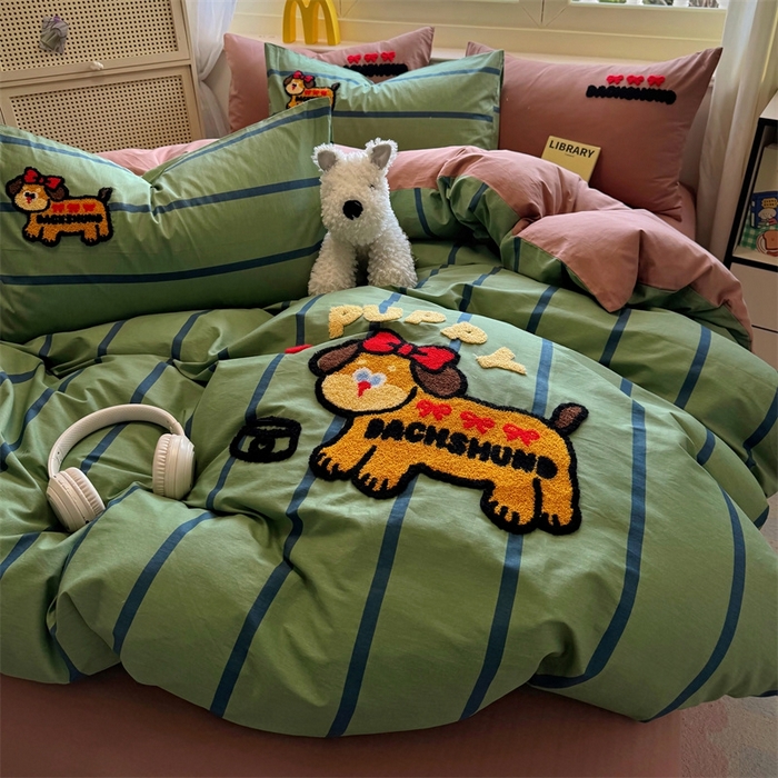 91家纺网 家纺一手货源 找家纺 （总）启程2025全棉13372毛巾绣四件套