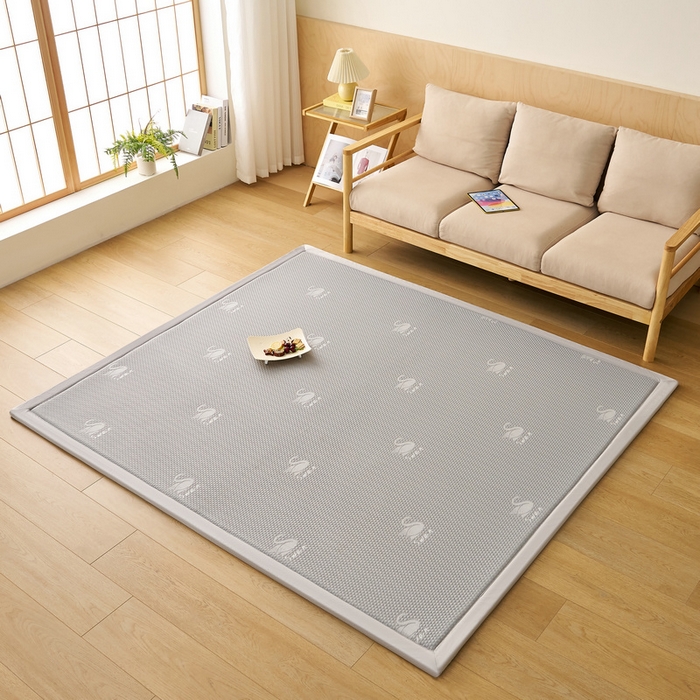 91家纺网 家纺一手货源 找家纺 （总）锦丝钰床垫 2025新款真凉感冰豆豆天鹅系列地垫