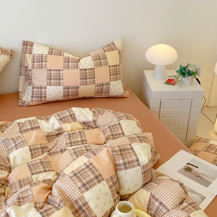 91家纺网 家纺一手货源 找家纺 于果 2025新款全棉双层纱四件套第四批 达令