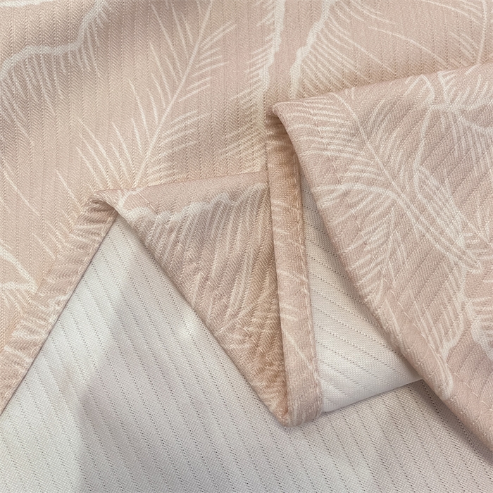 91家纺网 家纺一手货源 找家纺 星座家纺 2025新款斜纹提花凉感丝凉席床单款三件套 叶之语-奶咖