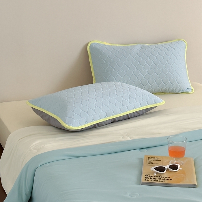 91家纺网 家纺一手货源 找家纺 顾里2025新款冰皮抗菌凉感被 月露蜜瓜