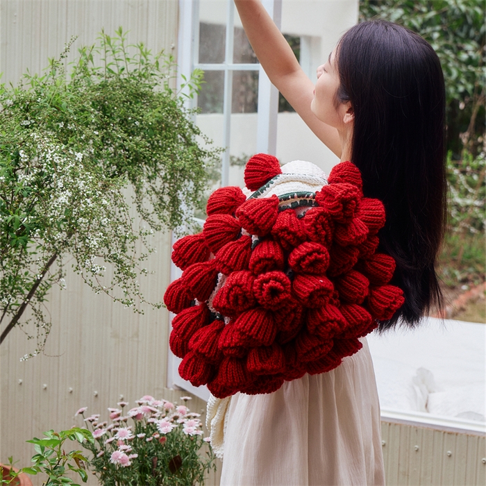 91家纺网 家纺一手货源 找家纺 （总）暖绵绵2025新款玫瑰花束毯-桑薇最低零售价168元