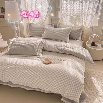 2025新款珍珠棉床盖四件套