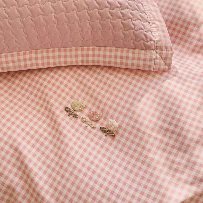 91家纺网 家纺一手货源 找家纺 2025新款珍珠棉床盖四件套