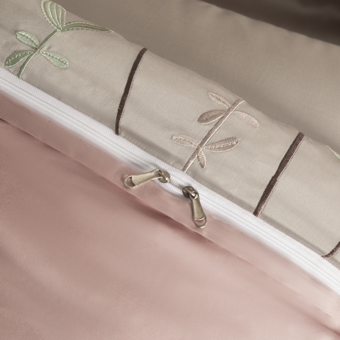 91家纺网 家纺一手货源 找家纺 618家纺 2025新款60S100支进口兰精天丝四件套-初夏 天丝初夏灰粉