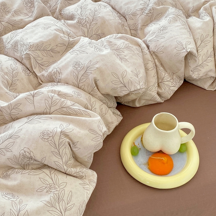 91家纺网 家纺一手货源 找家纺 于果 2025新款全棉双层纱四件套第四批 可蒂