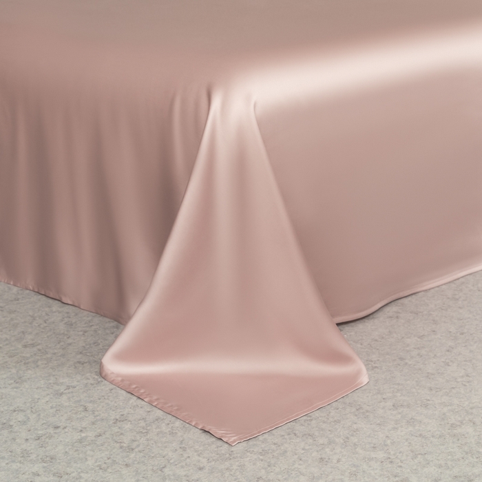 91家纺网 家纺一手货源 找家纺 618家纺 2025新款60S100支进口兰精天丝四件套-初夏 天丝初夏灰粉