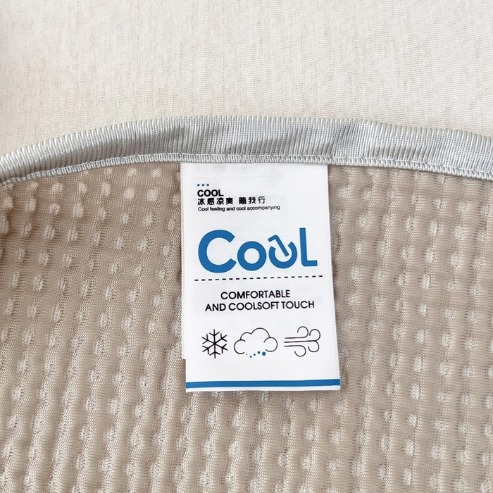 91家纺网 家纺一手货源 找家纺 情煊 2025新款a类凉感冰豆豆床裙 华夫格香槟