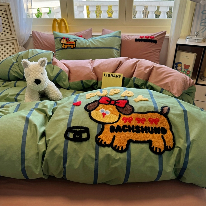 91家纺网 家纺一手货源 找家纺 （总）启程2025全棉13372毛巾绣四件套