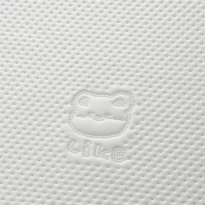 91家纺网 家纺一手货源 找家纺 慕木2025新款A类凉感丝小冰熊云母冰丝凉席床笠夏被系列  小冰熊-奶昔白