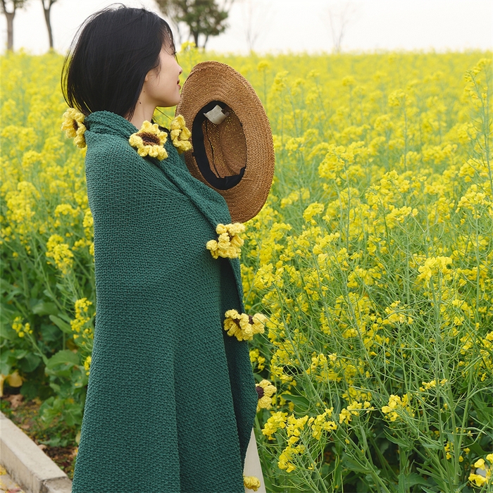 91家纺网 家纺一手货源 找家纺 （总）暖绵绵2025新款花束毯子维蒂最低零售价168元