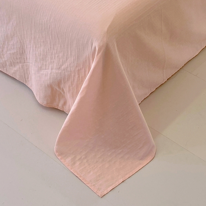 91家纺网 家纺一手货源 找家纺 于果 2025新款全棉双层纱四件套第四批 花汀