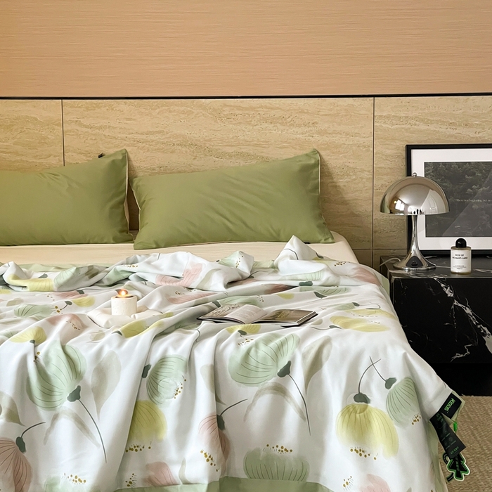 91家纺网 家纺一手货源 找家纺 顾里2025新款天丝莱赛尔夏被 娇韵