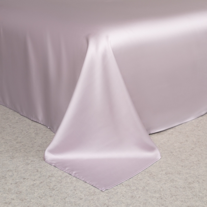 91家纺网 家纺一手货源 找家纺 618家纺 2025新款60S100支进口兰精天丝四件套-初夏 天丝初夏丁香紫