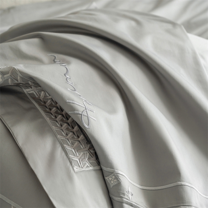 91家纺网 家纺一手货源 找家纺 （总）保罗圣迪奥 2025新款全棉长绒棉刺绣四件套-星光