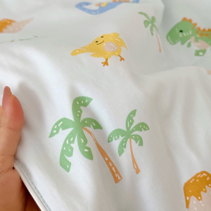 91家纺网 家纺一手货源 找家纺 BOSS 2025新款天丝棉大豆夏凉被夏被空调被儿童盖毯 恐龙探险