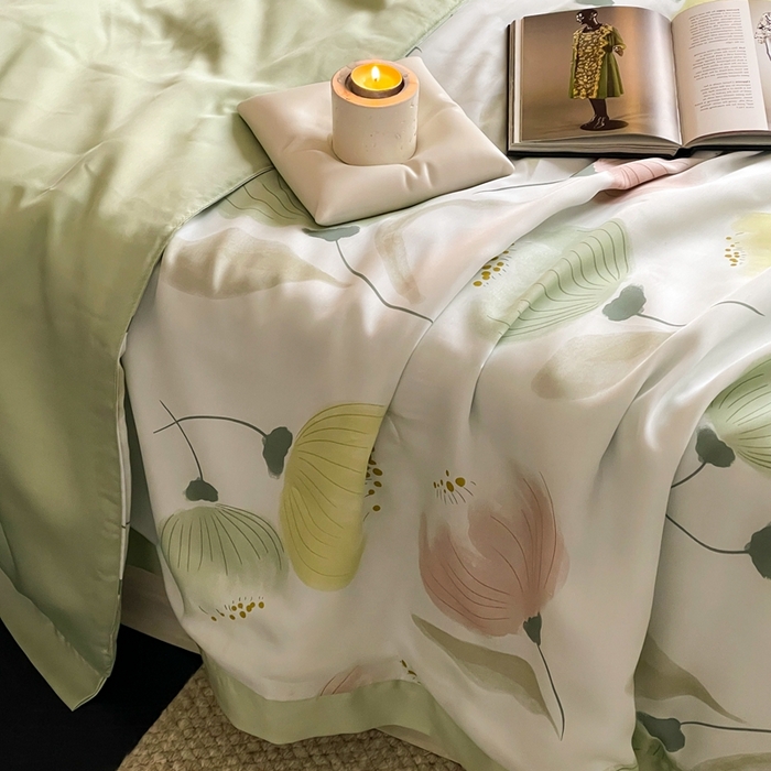 91家纺网 家纺一手货源 找家纺 顾里2025新款天丝莱赛尔夏被 娇韵