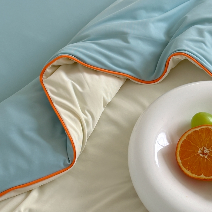 91家纺网 家纺一手货源 找家纺 顾里2025新款冰皮抗菌凉感被 月露蜜瓜