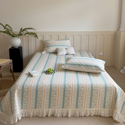 91家纺网 家纺一手货源 找家纺 （总）麦伦家居 2025新款60s单层纱全棉床盖