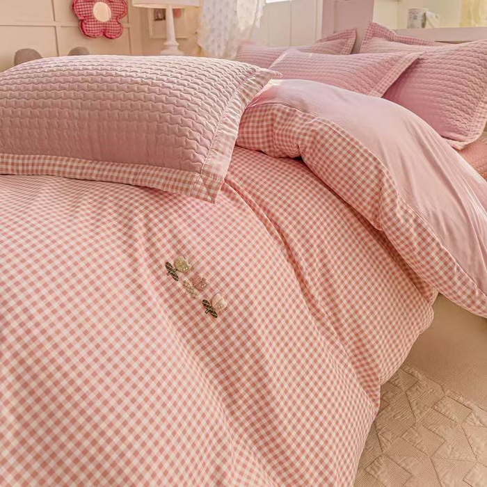 91家纺网 家纺一手货源 找家纺 2025新款珍珠棉床盖四件套