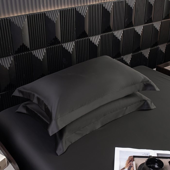 91家纺网 家纺一手货源 找家纺 好阁家纺 2025新款60S夏被 乌木黑