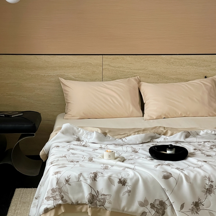 91家纺网 家纺一手货源 找家纺 顾里2025新款天丝莱赛尔夏被 罗曼