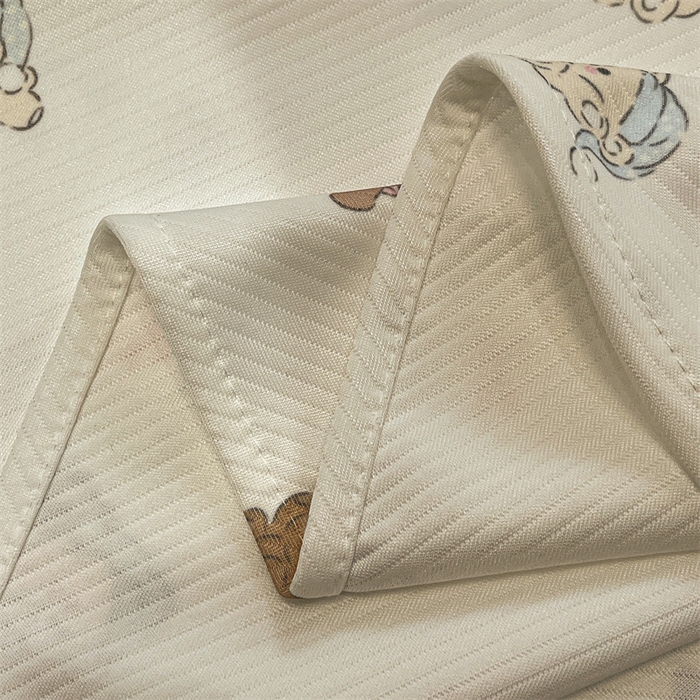 91家纺网 家纺一手货源 找家纺 星座家纺 2025新款斜纹提花凉感丝凉席床单款三件套 游园会