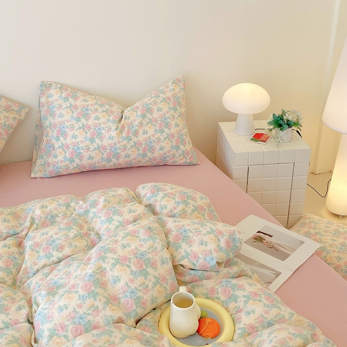 91家纺网 家纺一手货源 找家纺 于果 2025新款全棉双层纱四件套第四批 佩洛斯