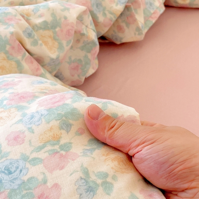 91家纺网 家纺一手货源 找家纺 于果 2025新款全棉双层纱四件套第四批 佩洛斯