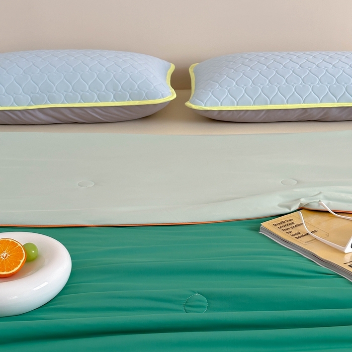 91家纺网 家纺一手货源 找家纺 顾里2025新款冰皮抗菌凉感被 西瓜啵啵