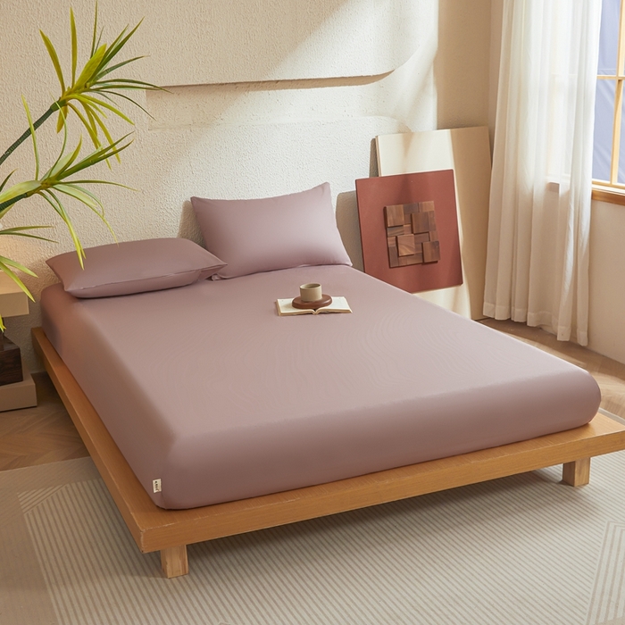 91家纺网 家纺一手货源 找家纺 衿成家纺 2025新款全棉13372喷气防水床笠5面全包防水不渗漏-单床笠 棕雾咖