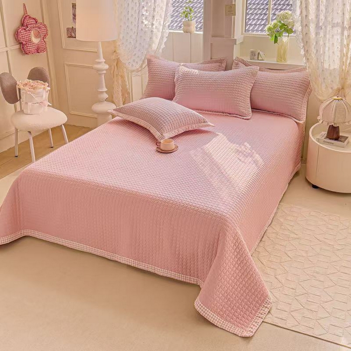 91家纺网 家纺一手货源 找家纺 2025新款珍珠棉床盖四件套